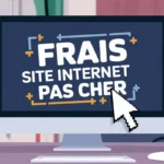 ordinateur montrant les frais d'un site internet pas cher
